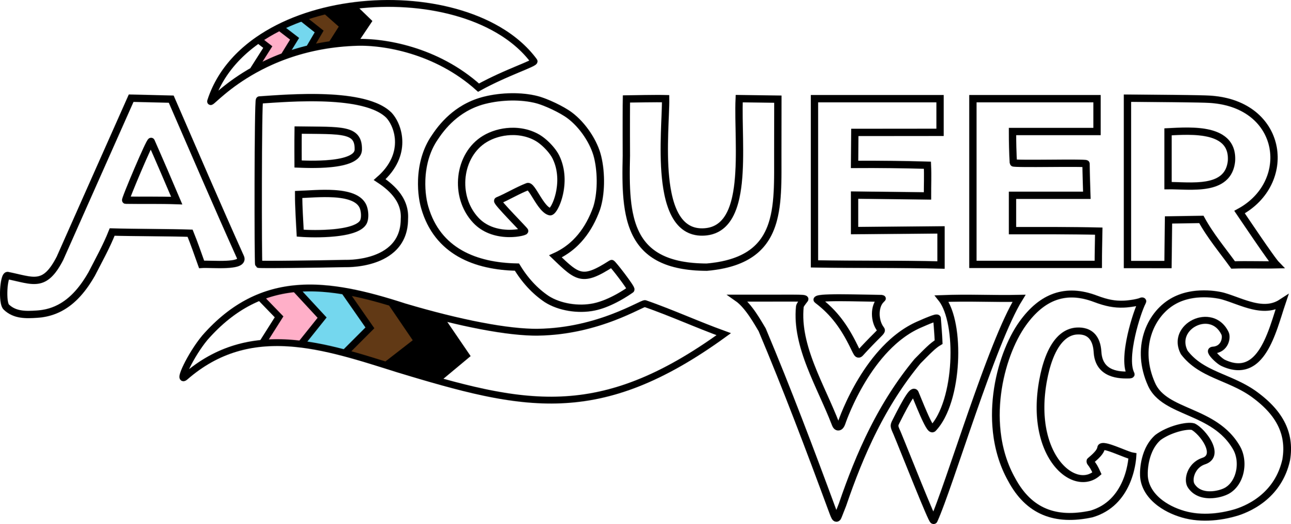 PNG image of the words Abqueer WCS